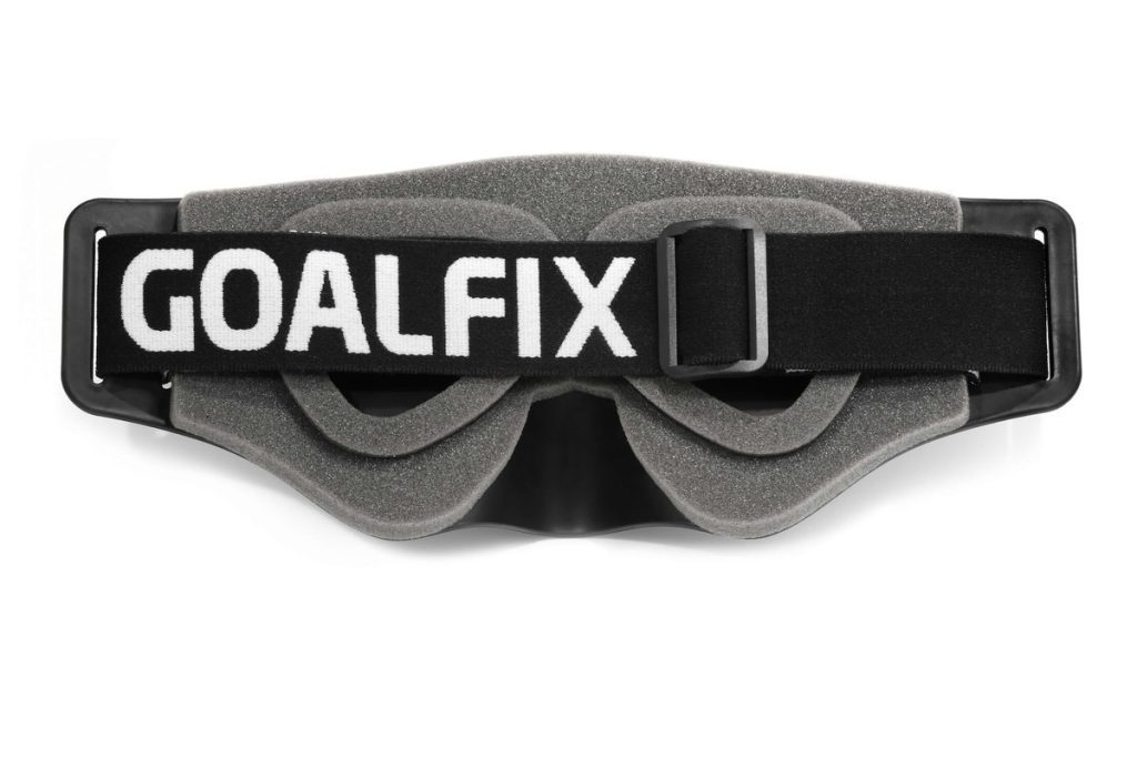 Rear view of Goalfix eyeshades